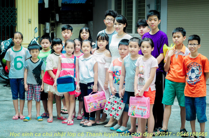 KỈ NIỆM BẾ GIẢNG KHÓA LUYỆN CHỮ ĐẸP HÀ NỘI 9/2017 